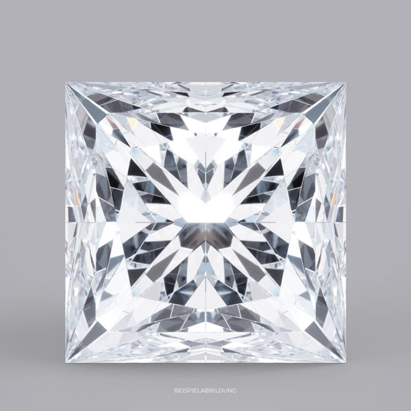 0.75ct / D / VS1 / Princess Lab Diamond