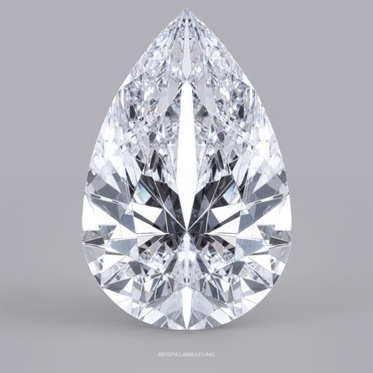 0.32ct / D / VVS2 / Pear Lab Diamond