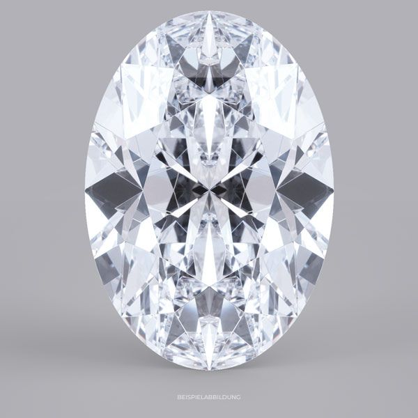 0.33ct / D / VS1 / Oval Lab Diamond