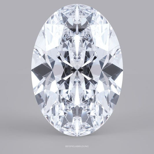 0.53ct / D / VS1 / Oval Lab Diamond